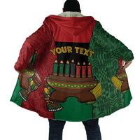 Personalized Happy Kwanzaa Cloak Kinara With Kente Pattern - Wonder Print Shop