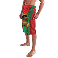 Personalized Happy Kwanzaa Lavalava Kinara With Kente Pattern - Wonder Print Shop