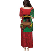 Personalized Happy Kwanzaa Puletasi Kinara With Kente Pattern - Wonder Print Shop