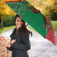 Happy Kwanzaa Umbrella Kinara With Kente Pattern - Wonder Print Shop