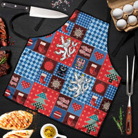 Czech Christmas Patchwork Apron - Wonder Print Shop