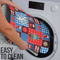 Czech Christmas Patchwork Bathroom Set - Wonder Print Shop