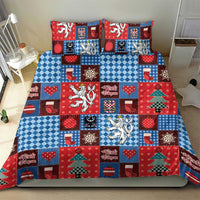 Czech Christmas Patchwork Bedding Set - Wonder Print Shop