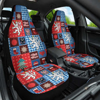 Czech Christmas Patchwork Car Seat Cover - Wonder Print Shop