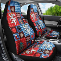 Czech Christmas Patchwork Car Seat Cover - Wonder Print Shop