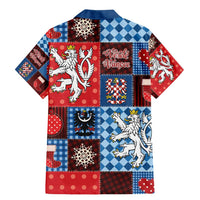 Czech Christmas Patchwork Family Matching Mermaid Dress and Hawaiian Shirt - Wonder Print Shop