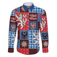 Czech Christmas Patchwork Family Matching Puletasi and Hawaiian Shirt - Wonder Print Shop