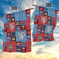 Czech Christmas Patchwork Garden Flag - Wonder Print Shop