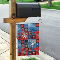 Czech Christmas Patchwork Garden Flag - Wonder Print Shop