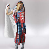 Czech Christmas Patchwork Hooded Blanket - Wonder Print Shop