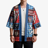 Czech Christmas Patchwork Kimono - Wonder Print Shop
