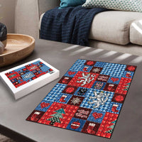 Czech Christmas Patchwork Puzzle - Wonder Print Shop