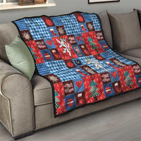 Czech Christmas Patchwork Quilt - Wonder Print Shop