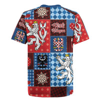 Czech Christmas Patchwork Rugby Jersey - Wonder Print Shop