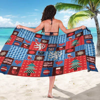 Czech Christmas Patchwork Sarong - Wonder Print Shop
