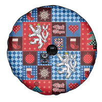 Czech Christmas Patchwork Spare Tire Cover - Wonder Print Shop