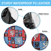 Czech Christmas Patchwork Spare Tire Cover - Wonder Print Shop