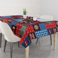 Czech Christmas Patchwork Tablecloth - Wonder Print Shop