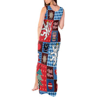 Czech Christmas Patchwork Tank Maxi Dress - Wonder Print Shop