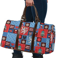 Czech Christmas Patchwork Travel Bag - Wonder Print Shop