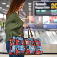 Czech Christmas Patchwork Travel Bag - Wonder Print Shop