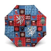Czech Christmas Patchwork Umbrella - Wonder Print Shop