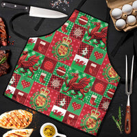 Wales Christmas Patchwork Apron - Wonder Print Shop
