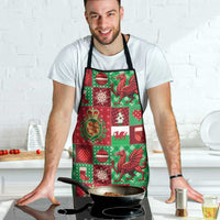 Wales Christmas Patchwork Apron - Wonder Print Shop