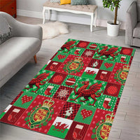 Wales Christmas Patchwork Area Rug - Wonder Print Shop