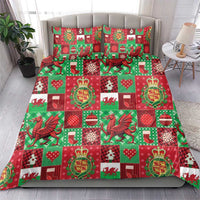 Wales Christmas Patchwork Bedding Set - Wonder Print Shop