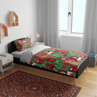 Wales Christmas Patchwork Bedding Set - Wonder Print Shop