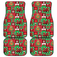 Wales Christmas Patchwork Car Mats - Wonder Print Shop
