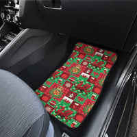 Wales Christmas Patchwork Car Mats - Wonder Print Shop