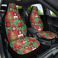 Wales Christmas Patchwork Car Seat Cover - Wonder Print Shop