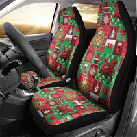 Wales Christmas Patchwork Car Seat Cover - Wonder Print Shop