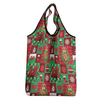 Wales Christmas Patchwork Grocery Bag - Wonder Print Shop