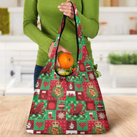 Wales Christmas Patchwork Grocery Bag - Wonder Print Shop