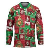 Wales Christmas Patchwork Hockey Jersey - Wonder Print Shop