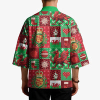 Wales Christmas Patchwork Kimono - Wonder Print Shop