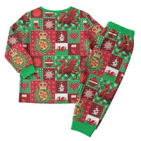 Wales Christmas Patchwork Christmas Pajama Set - Wonder Print Shop