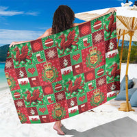 Wales Christmas Patchwork Sarong - Wonder Print Shop