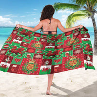 Wales Christmas Patchwork Sarong - Wonder Print Shop