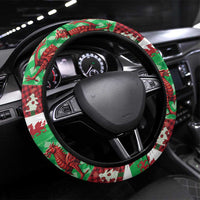 Wales Christmas Patchwork Steering Wheel Cover - Wonder Print Shop