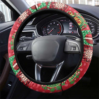 Wales Christmas Patchwork Steering Wheel Cover - Wonder Print Shop