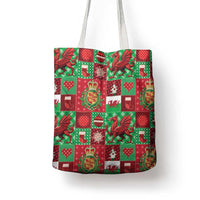 Wales Christmas Patchwork Tote Bag - Wonder Print Shop
