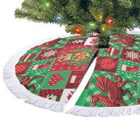 Wales Christmas Patchwork Tree Skirt - Wonder Print Shop