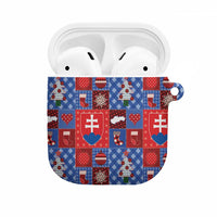 Slovakia Christmas Patchwork AirPods Case - Wonder Print Shop