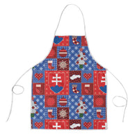 Slovakia Christmas Patchwork Apron - Wonder Print Shop