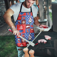 Slovakia Christmas Patchwork Apron - Wonder Print Shop