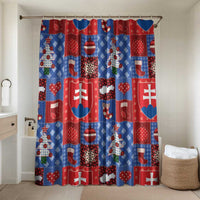 Slovakia Christmas Patchwork Bathroom Set - Wonder Print Shop